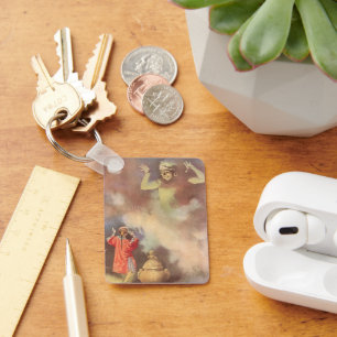 Vintages Aladdin und das Genie der Lampe, Godwin Schlüsselanhänger