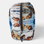 Vintages Alaska eskimo Malamute Schlittenrennen Waschbeutel (Rechts)