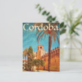 Vintages Alcázar Sevilla Postkarte (Stehend Vorderseite)