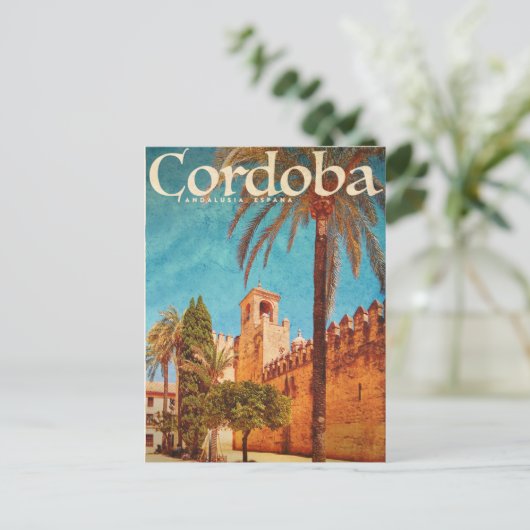 Vintages Alcázar Sevilla Postkarte (Stehend Vorderseite)