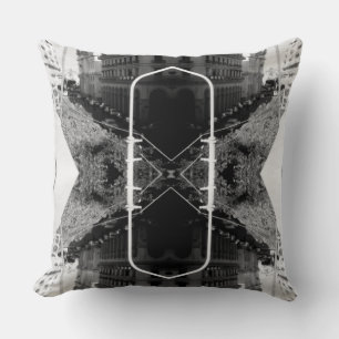 Vintages Algerien Algier Gebäude Überblick Maus Pa Kissen