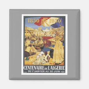 Vintages Algerien Centenaire Magnet