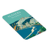 Vintages Algiers Algeria Reise Souvenir Magnet (Rechte Seite)