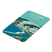 Vintages Algiers Algeria Reise Souvenir Magnet (Linke Seite)
