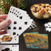 Vintages Alicante Spanien Spielkarten (In Situ)