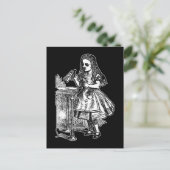 Vintages Alice Drink Postkarte (Stehend Vorderseite)