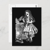 Vintages Alice Drink Postkarte (Vorne/Hinten)