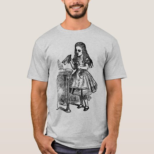 Vintages Alice Drink T-Shirt (Vorderseite)