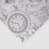 Vintages Alice Wonderland Kartenspielen Seidenpapier (Ausschnitt)