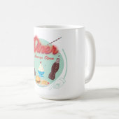 Vintages All American Diner Kaffeetasse (VorderseiteRechts)