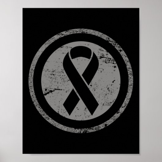 Vintages Alopecia Sensibilisierungsgeschenk Poster (Vorne)