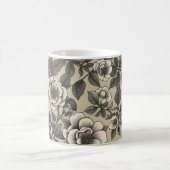 Vintages Alpenrose-Muster Kaffeetasse (Mittel)