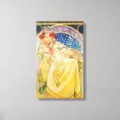 Vintages Alphonse Mucha Artwork Leinwanddruck (Vorderseite)