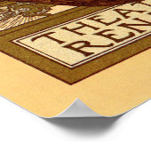 Vintages Alphonse Mucha Lorenzaccio vertikales Ban Poster (Ecke)