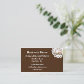 Vintages Alte Bäckerei-Logo Visitenkarte (Stehend Vorderseite)