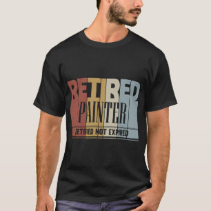 Vintages Altengeschenk für müde Maler nicht gültig T-Shirt