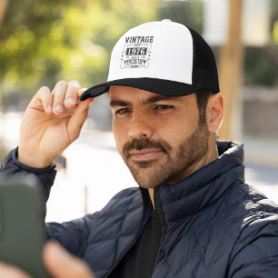 Vintages Alter bis Perfektion Funny Typografy Truckerkappe