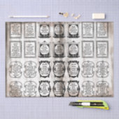 Vintages Alter: Inspirierend Bibelverse: Kursivsch Seidenpapier (Handwerk)