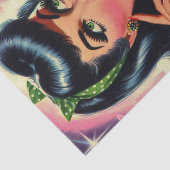 Vintages alternatives Button Seidenpapier (Ausschnitt)