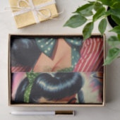 Vintages alternatives Button Seidenpapier (Geschenk)