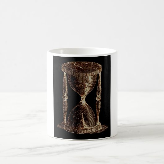 Vintages altertes Light Steampunk Alchemy Hourglas Kaffeetasse (Mittel)