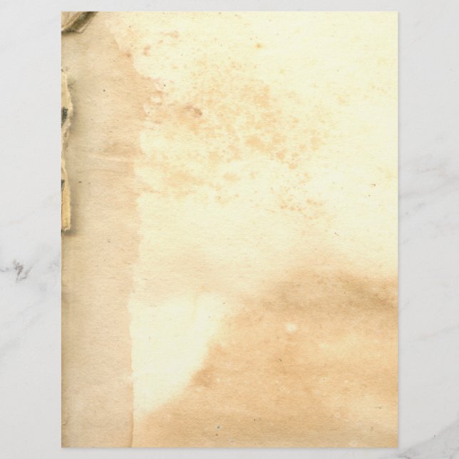 Vintages Altes Buch Blätter Briefkopf (Vorderseite)