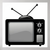 Vintages altes Fernsehen Poster (Vorne)