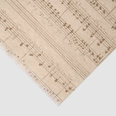 Vintages altes Musikblatt Seidenpapier (Ausschnitt)