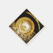 Vintages altes Rad eines klassischen Fahrzeugs Serviette (Ecke)