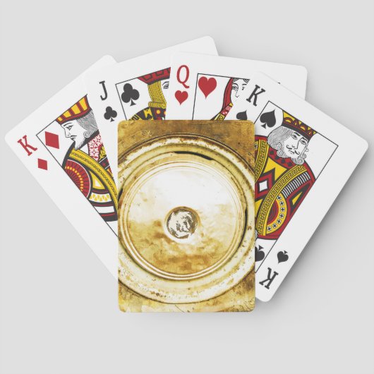 Vintages altes Rad eines klassischen Fahrzeugs Spielkarten (Rückseite)