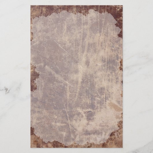 Vintages altes Scratched Stationery Briefpapier (Vorderseite)