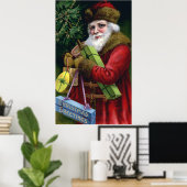 Vintages Altes Weihnachtsgebäck Poster (Heimbüro)