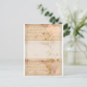 Vintages, altmodisches Design Postkarte (Stehend Vorderseite)