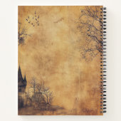 Vintages altmodisches Notebook / Vorlage für Tageb Notizblock (Rückseite)