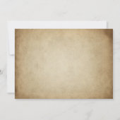 Vintages altmodisches Weihnachtsfest im Weihnachts Einladung (Rückseite)