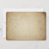 Vintages altmodisches Weihnachtsfest im Weihnachts Einladung (Rückseite)