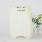 Vintages altmodisches Western-Thema Briefpapier (Stehend Vorderseite)