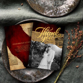 Vintages Altpapier , Viktorianisch Dankeschön Kart Dankeskarte