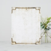 Vintages Altwest-Papiergeschirr (Stehend Vorderseite)