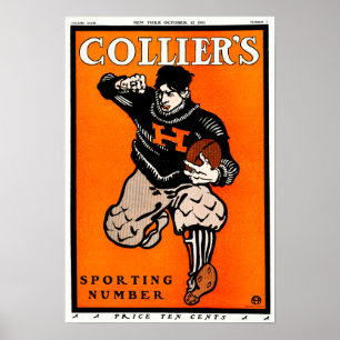 Vintages American Football Poster von Penfield