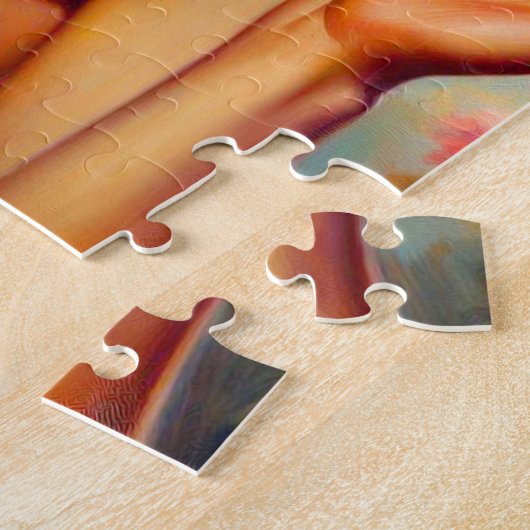 Vintages American Girl Painting Puzzle (Seite)