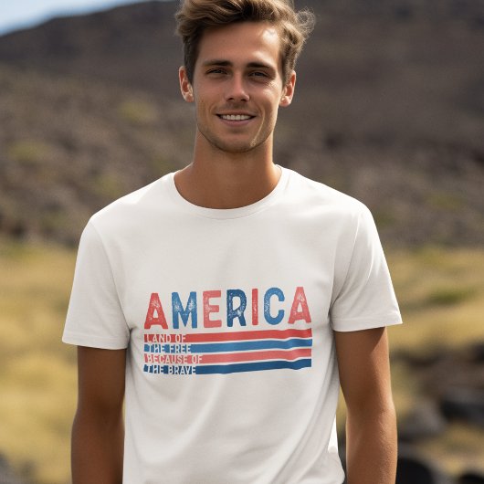 Vintages Amerika 4. Juli T-Shirt
