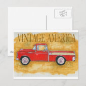 Vintages Amerika Postkarte (Vorne/Hinten)