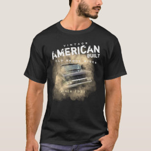 Vintages amerikanisches Bauwerk Alte Skool fährt S T-Shirt
