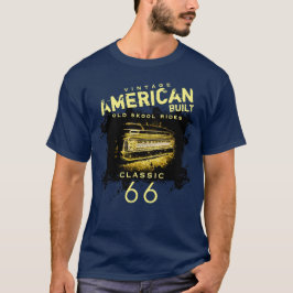 Vintages amerikanisches Bauwerk Alte Skool Rides C T-Shirt