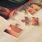 Vintages amerikanisches Button Puzzle (Seite)