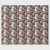 Vintages amerikanisches Eskimogemälde Geschenkpapier (Flach)