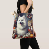 Vintages amerikanisches Eskimogemälde Tasche (Von Nahem)