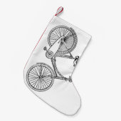 Vintages amerikanisches Fahrrad-Diagramm Kleiner Weihnachtsstrumpf (Vorderansicht (hängend))