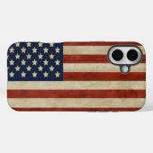 Vintages amerikanisches Flag iPhone Case-Mate iPhone Hülle (Rückseite (Horizontal))